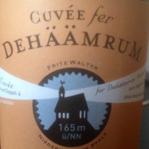 Die Cuvée fer Dehäämrum.